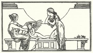 Illustration pour Poèmes de John Keats - Robert Anning Bell