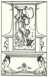 Illustration pour Poèmes de John Keats - Robert Anning Bell