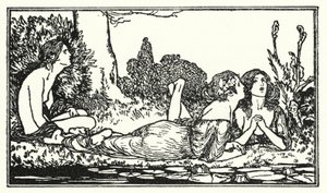 Illustration pour les Poèmes de John Keats : Endymion - Robert Anning Bell