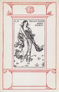 Illustration pour les Poèmes de John Keats : La Belle Dame Sans Merci - Robert Anning Bell