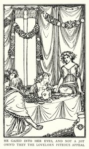 Illustration pour les Poèmes de John Keats : Lamia - Robert Anning Bell
