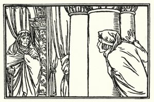 Illustration pour les Poèmes de John Keats : La Veille de la Sainte-Agnès - Robert Anning Bell