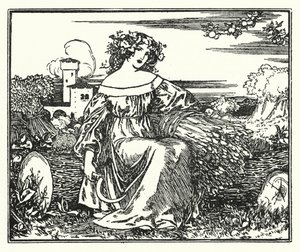 Illustration pour les Poèmes de John Keats : À l