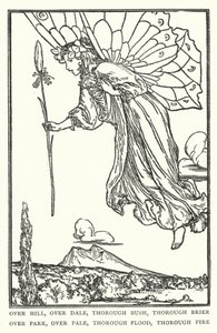 Par monts et par vaux, à travers buissons et ronces, parcs et palissades, à travers inondations et incendies - Robert Anning Bell