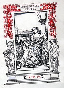 Portia, des Héroïnes de Shakespeare par Anna Murphy Jameson - Robert Anning Bell