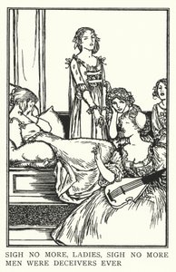 Ne chantez plus, mesdames, ne chantez plus, les hommes ont toujours été des trompeurs - Robert Anning Bell