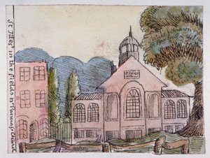 Église de Saint-Gilles dans les Champs, Saint Pancras, Londres, 1814 - Robert Banks