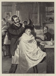 Sa Première Visite chez le Barbier, Dur ou Moyen, Monsieur