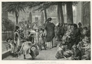 Scène dans le cimetière de l