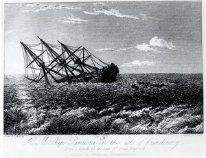 H.M. Pandora sombrant, de 