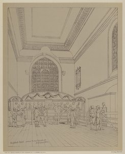 Chapelle de Guildhall, Londres - Robert Blemell (after) Schnebbelie