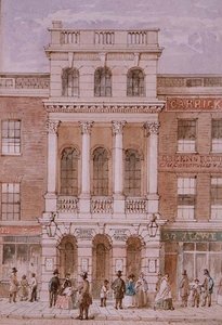 Théâtre de la Cité de Londres, Bishopsgate - Robert Blemell (attr. to) Schnebbelie