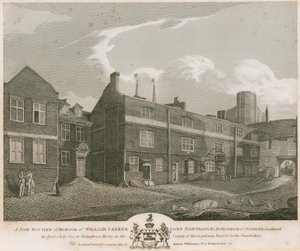 Vue nord-ouest de la maison de William Parker, Lord Monteagle - Robert Blemell Schnebbelie