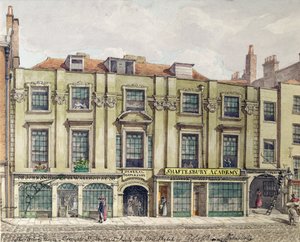 Maison Shaftesbury, Aldersgate Street, Londres, 1819 - Robert Blemell Schnebbelie