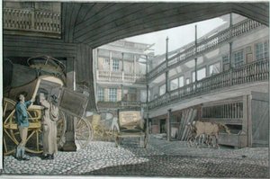 Vue de la cour à l