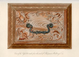 Cassolette sculptée en bois du mûrier de Shakespeare, 18e siècle