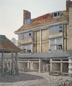 Leadenhall Market, City de Londres, 1814 - Robert Blemmell Schnebbelie