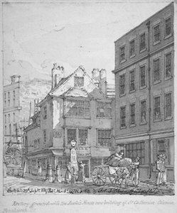 Presbytère de St Katherine Coleman, Fenchurch Street, City de Londres, 1817