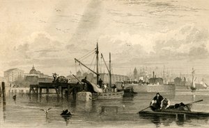 Liverpool, depuis le Mersey, No. 1..., milieu du 19e siècle - Robert Brandard