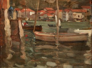Barques à rames près d