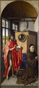 Saint Jean-Baptiste et le franciscain Heinrich von Werl, 1437