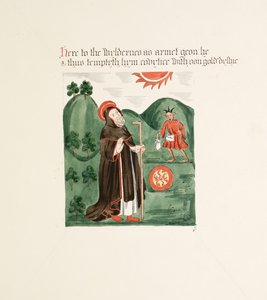 Ms. New Coll 380, f39r. Les antiquités de la cathédrale Sainte-Marie de Carlisle, dessinées par Robert Carlile, 1795 - Robert Carlile