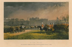 Hyde Park - la princesse passant les lignes des volontaires, 7 mars 1863 - Robert Charles Dudley