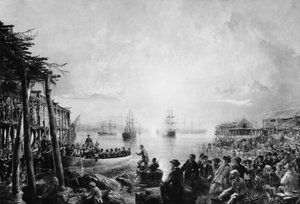Débarquement à Terre-Neuve - Robert Charles Dudley