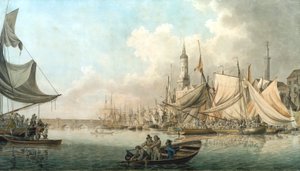 Billingsgate à marée haute - Robert Clevely