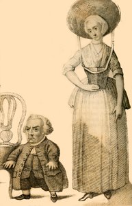 Wybrand Lolkes, le nain hollandais, 1821