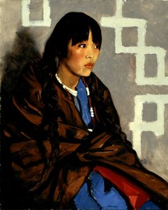 Fille indienne, ou Julianita, c.1917 - Robert Cozad Henri