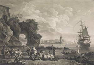 Vue de Pausilype près de Naples, 1785