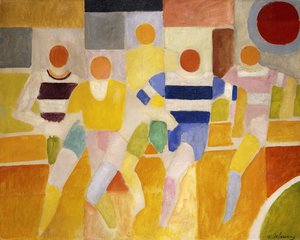 Les coureurs - Robert Delaunay