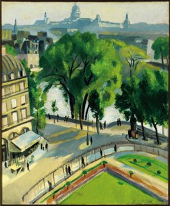 Vue du Quai du Louvre - Robert Delaunay