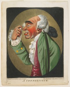 Un connaisseur, tiré de A Book of Heads, 1795 - Robert Dighton