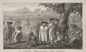 Un amusement de campagne - Combat de taureaux - Robert Dighton