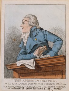 Un orateur spécieux", James Christie