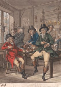 La salle des célibataires - Robert Dighton