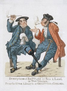 Description des batailles sur terre et en mer, en deux volumes, par la Bibliothèque royale de Greenwich et Chelsea - Robert Dighton