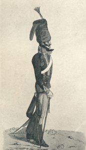 George Augustus Quentin, officier des 10e Hussards, ou Hussards du Prince de Galles, pris sur le vif