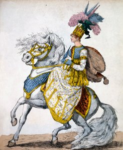 Mme Johnston dans le mélodrame de Timour le Tatar, 1811 - Robert Dighton