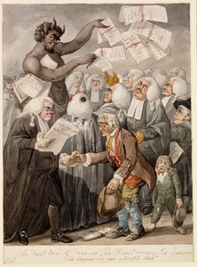 Le premier jour du trimestre - ou le diable parmi les avocats - Robert Dighton