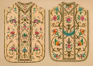 Chasubles brodées par Luigi & Ersilia Martini, 1893 - Robert Dudley
