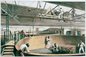 Fabrication du câble télégraphique transatlantique, vers 1865-1866 - Robert Dudley