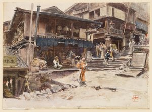 Une rue à Ikao, Japon, I - Robert Frederick Blum