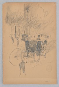 Cheval et calèche - Robert Frederick Blum