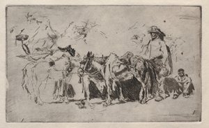 Hommes et ânes, Rome