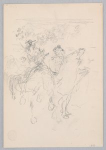Hommes à cheval - Robert Frederick Blum