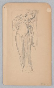 Étude pour une femme dansante, « Humeurs à la musique », Mendelssohn Glee Club, New York, NY - Robert Frederick Blum