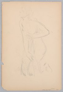 Étude pour une femme agenouillée, "Vintage Festival," Mendelssohn Glee Club, New York - Robert Frederick Blum